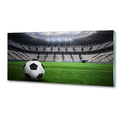 Panneau crédence cuisine Football sur le stade
