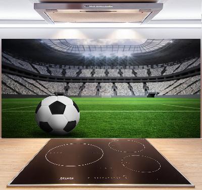 Panneau crédence cuisine Football sur le stade