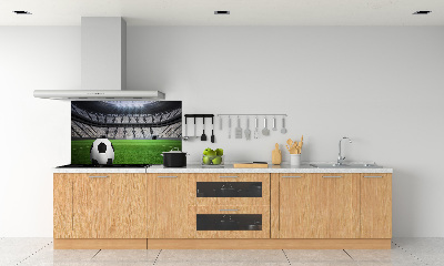 Panneau crédence cuisine Football sur le stade
