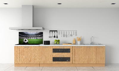 Panneau crédence cuisine Football sur le stade