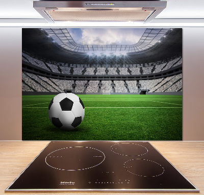 Panneau crédence cuisine Football sur le stade