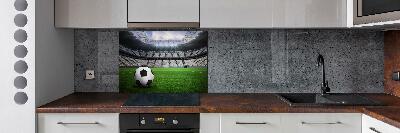 Panneau crédence cuisine Football sur le stade