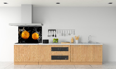 Crédence en verre Oranges et eau