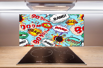 Crédence cuisine en verre Bande dessinée