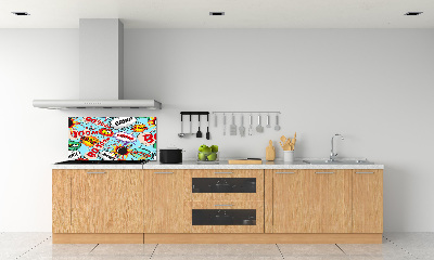 Crédence cuisine en verre Bande dessinée