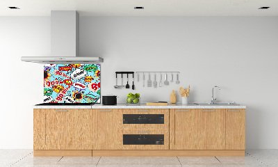 Crédence cuisine en verre Bande dessinée