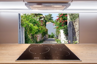 Crédence de cuisine en verre Avenue florale