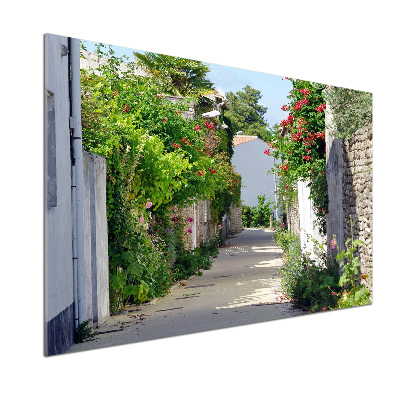 Crédence de cuisine en verre Avenue florale