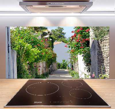 Crédence de cuisine en verre Avenue florale