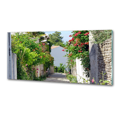 Crédence de cuisine en verre Avenue florale