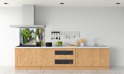 Crédence de cuisine en verre Avenue florale