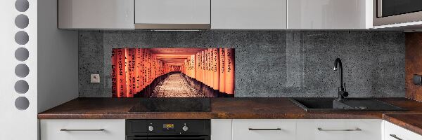 Crédence cuisine en verre Portes de Kyoto
