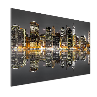 Panneaux muraux cuisine New York de nuit