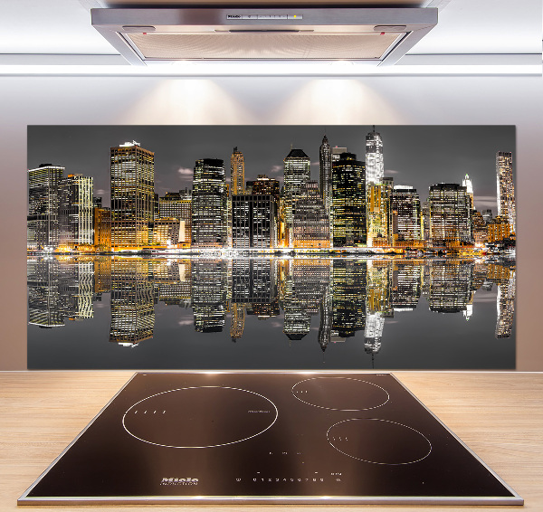 Panneaux muraux cuisine New York de nuit