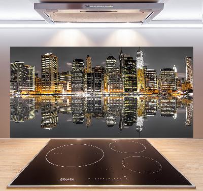 Panneaux muraux cuisine New York de nuit