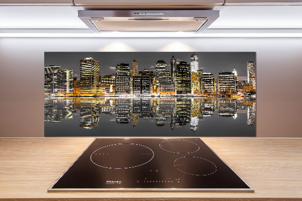 Panneaux muraux cuisine New York de nuit