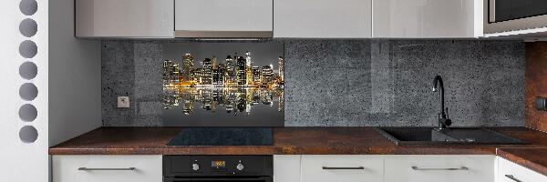 Panneaux muraux cuisine New York de nuit