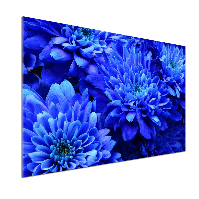 Verre pour crédence Aster bleu
