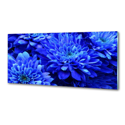 Verre pour crédence Aster bleu