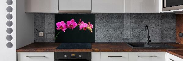 Crédence en verre avec motif Fleur de l'orchidée