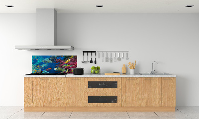 Panneau crédence cuisine Récif de corail