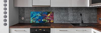 Panneau crédence cuisine Récif de corail