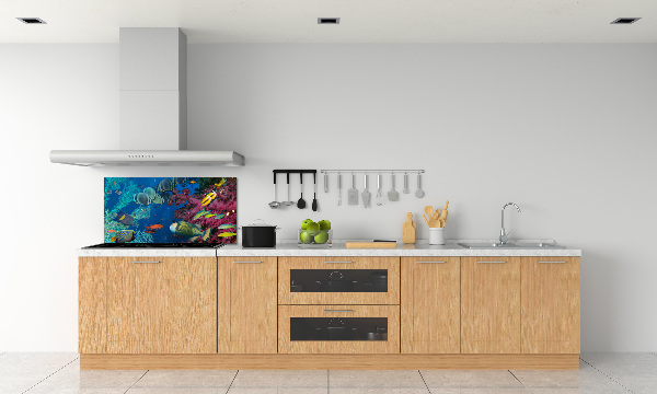 Panneau crédence cuisine Récif de corail