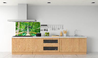 Panneaux muraux cuisine Le pont de la forêt de bambous
