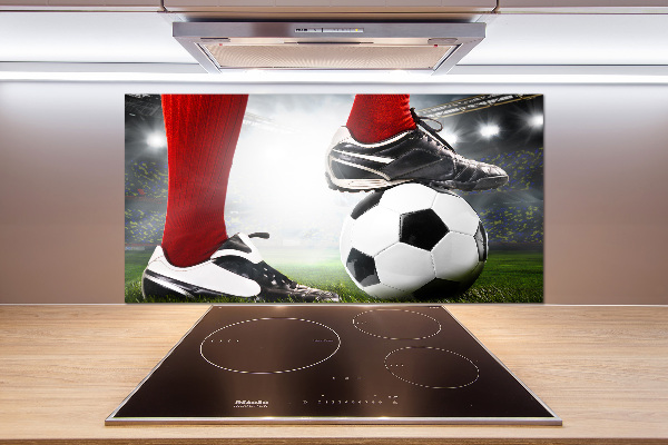 Panneau crédence cuisine Jambes de footballeur