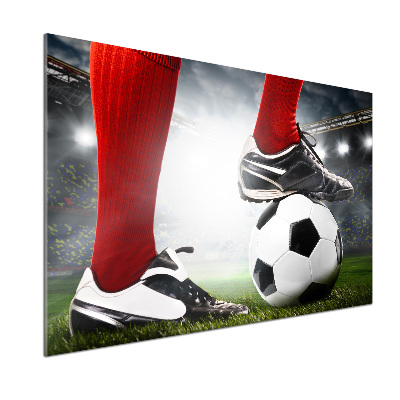 Panneau crédence cuisine Jambes de footballeur
