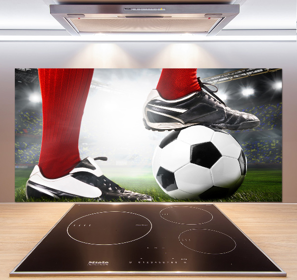 Panneau crédence cuisine Jambes de footballeur