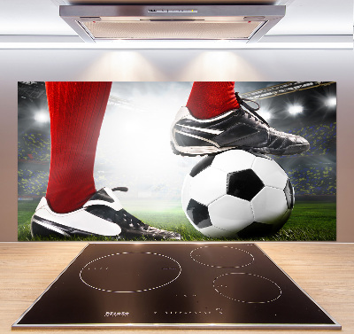 Panneau crédence cuisine Jambes de footballeur