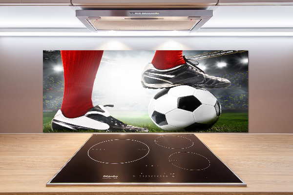 Panneau crédence cuisine Jambes de footballeur