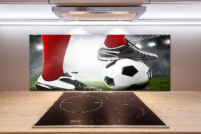 Panneau crédence cuisine Jambes de footballeur