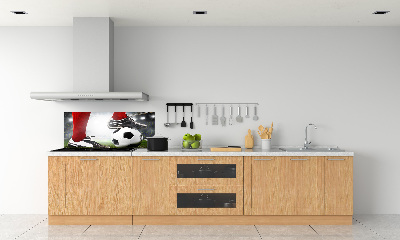Panneau crédence cuisine Jambes de footballeur