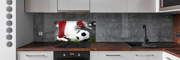 Panneau crédence cuisine Jambes de footballeur