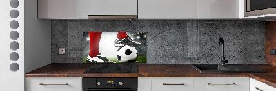 Panneau crédence cuisine Jambes de footballeur
