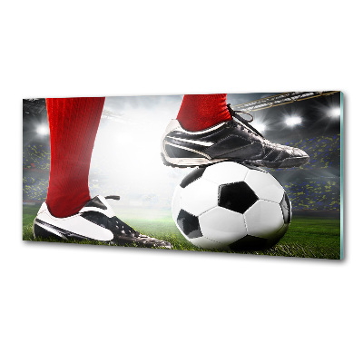 Panneau crédence cuisine Jambes de footballeur