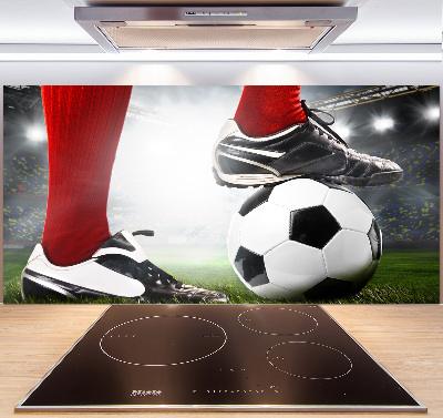 Panneau crédence cuisine Jambes de footballeur