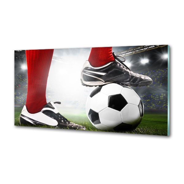 Panneau crédence cuisine Jambes de footballeur