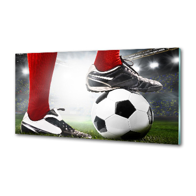 Panneau crédence cuisine Jambes de footballeur