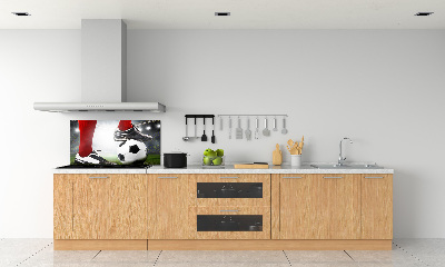 Panneau crédence cuisine Jambes de footballeur