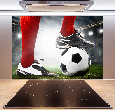 Panneau crédence cuisine Jambes de footballeur