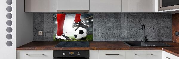Panneau crédence cuisine Jambes de footballeur
