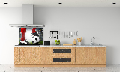 Panneau crédence cuisine Jambes de footballeur