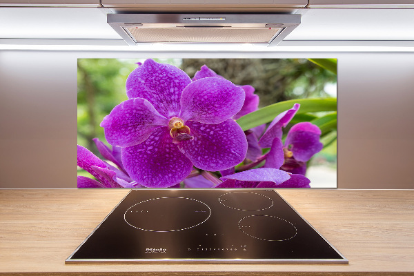 Panneau pour cuisine Fleur d'orchidée