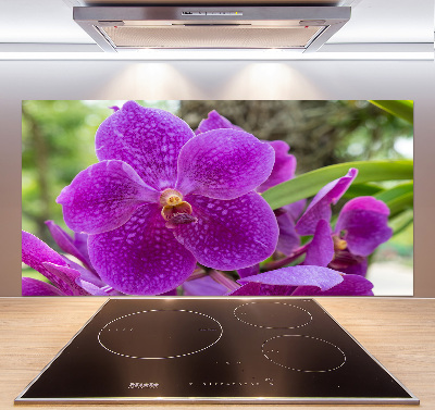 Panneau pour cuisine Fleur d'orchidée