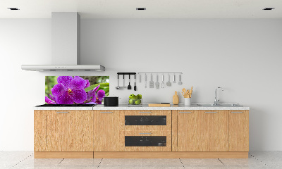Panneau pour cuisine Fleur d'orchidée