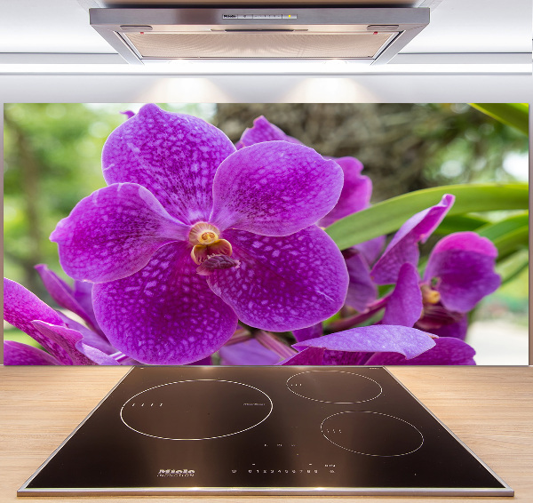 Panneau pour cuisine Fleur d'orchidée