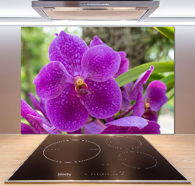 Panneau pour cuisine Fleur d'orchidée